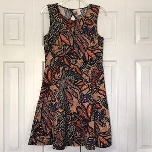 Printed sleeveless dress